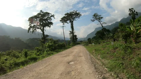 Driving near Jataté in Chiapas - Mexico 4K Stock Footage