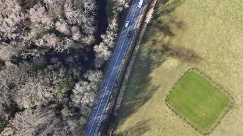 Driving in the New Forest Stock Footage 266170090