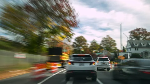 Driving in New York. 4K Time Laps. (2 of 3 ) Stock Footage 220139637