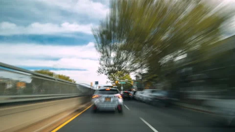 Driving in New York. 4K Time Laps. (1 of 3 ) Stock Footage 220139658