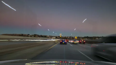 Driving in New York. 4K Time Laps. (2 of 3 ) Stock Footage 220319186