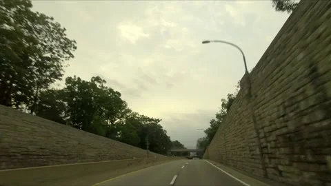 Driving into Niagara Falls Stock Footage 231427896