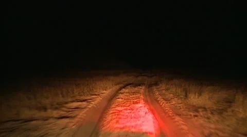 Driving At Night 1 Stock-Footage 10591893