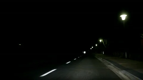 Driving at night Video stock 628451
