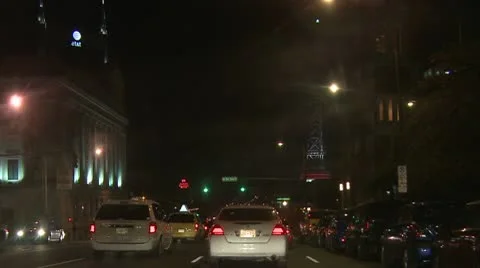 Driving nighttime timelapse Video stock 8981666