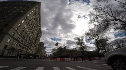 DRIVING NYC CENTRAL PARK UPPER EAST SIDE Stock Footage 155020618