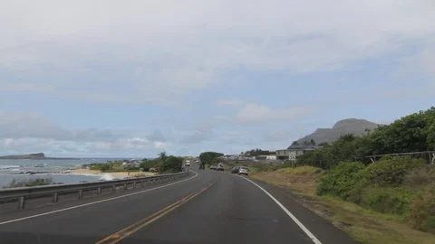 Driving Oceanside Stock Footage 104787793