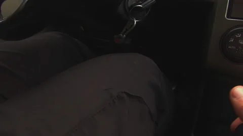 Driving offroad car through forest Stock Footage 224065089