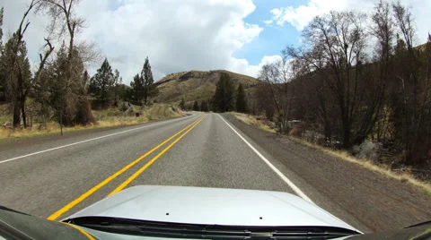 Driving Oregon Countryside Stock Footage 56222580