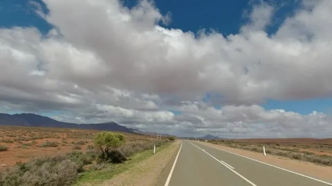Driving - Outback Hwy - Flinders Ranges Stock Footage 330702191