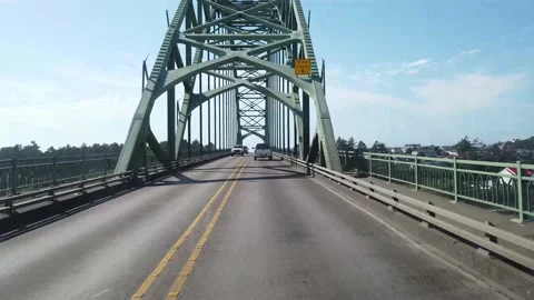 Driving over the Bay Stock Footage 153930783