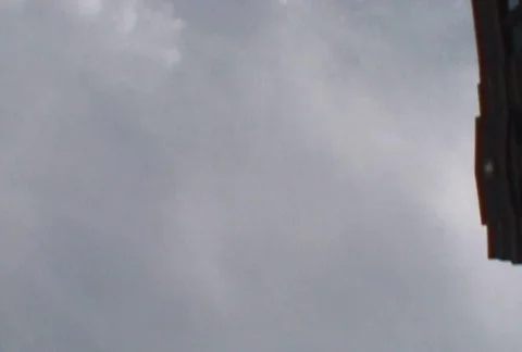 Driving over Bridge looking up Stock Footage 349415