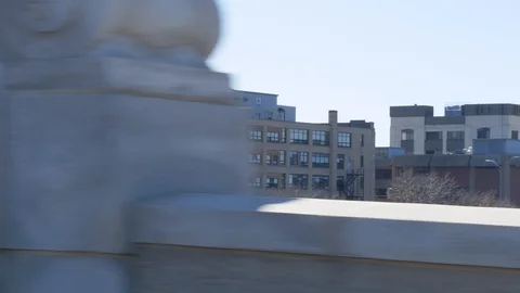 Driving Over Bridge Overpass Full of Graffiti Stock-Footage 92652302