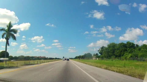 Driving the Overseas Highway - TimeLapse Stock Footage 35308707