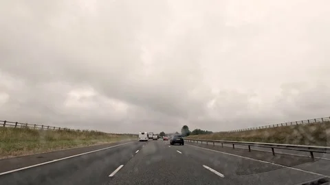 Driving on Oxford Highway in August 스톡 동영상 305540433