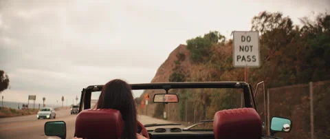Driving On The Pacific Coast Highway Stock Footage 319712995