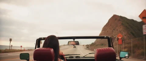 Driving On The Pacific Coast Highway Stock Footage 319713005