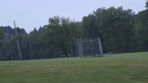 Driving By A Park Stock-Footage 112271030