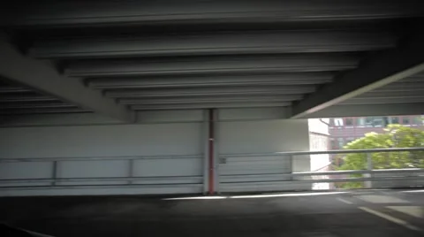Driving Parking Deck Stock Footage 47824723