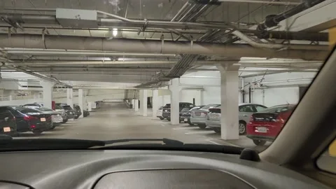 Driving Parking Garage | Stock Video | Pond5