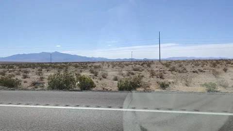 Driving Plate Front Facing American Utah West Highway. Drive to Capitol Reef Stock Footage 346721454