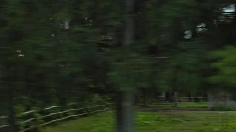 Driving plate: Mid West US rural road, left side 2 4K Stock Footage 45455772