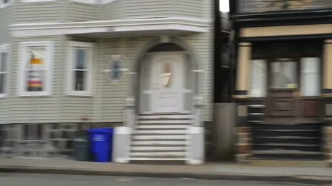 Driving Plate Side View South Boston 動画素材 233663677