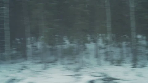 Train Window Winter Stock Video Footage | Royalty Free Train Window ...