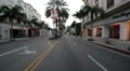 Driving Plates Beverly Hills Commercial Morning CAM1 Front 02 Rodeo Drive S HD Footage