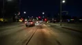 Driving Plates Beverly Hills Night CAM1 Front 02 La Cienega N at San Vicente HD Footage