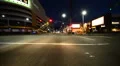 Driving Plates Beverly Hills Night CAM1 Front 03 La Cienega N at San Vicente HD Footage