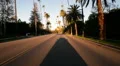 Driving Plates Beverly Hills Residential Morning CAM1 Front 02 HD Footage