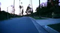 Driving Plates Beverly Hills Sunrise CAM1 Front 01 Residential HD Footage