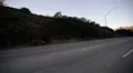 Driving Plates Freeway CAM6 3QR 03 California SR2 West in Glendale HD Footage