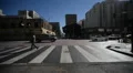 Driving Plates Los Angeles Downtown Morning CAM1 Front 28 4th St E at Broadway HD Footage