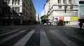 Driving Plates Los Angeles Downtown Morning CAM1 Front 36 8th St West at Broa HD Footage