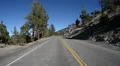 Driving Plates Mountains Canyon CAM2 Rear 01 Forest California HD Footage