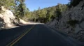 Driving Plates Mountains Snow CAM1 Front 01 Forest California HD Footage