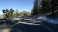 Driving Plates Mountains Snow CAM1 Front 03 Forest California HD Footage