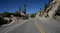Driving Plates Mountains Snow CAM2 Rear 02 Forest California HD Footage