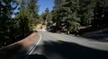 Driving Plates Mountains Snow CAM2 Rear 03 Forest California HD Footage