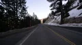 Driving Plates Mountains Snow CAM2 Rear 10 Forest California HD Footage