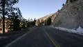 Driving Plates Mountains Snow CAM2 Rear 15 Forest California HD Footage