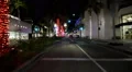 Driving Plates Multi Angle Beverly Hills Night 03 CAM1 Front Rodeo Drive 60fp HD Footage