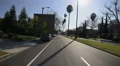 Driving Plates Multi Angle Hollywood 10 CAM2 Rear Highland Ave North at 6th HD Footage