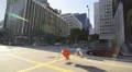 Driving Plates Multi Angle LA Downtown 01 CAM3 3/4 L 6th Ave at Grand 60fps HD Footage