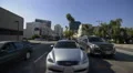 Driving Plates Multi Angle LA Wilshire Blvd 05 CAM2 Rear Miracle Mile East bound HD Footage