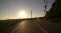 Driving Plates Multi Angle Mulholland Highway 12 CAM2 Rear Beverliy Hills HD Footage