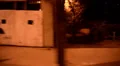 Driving Plates Night S01C01 CAM4 R View Train Station or Freeway USA HD Footage