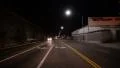Driving Plates Night S01C02 CAM2 Back View 02 Train Station or Freeway USA HD Footage